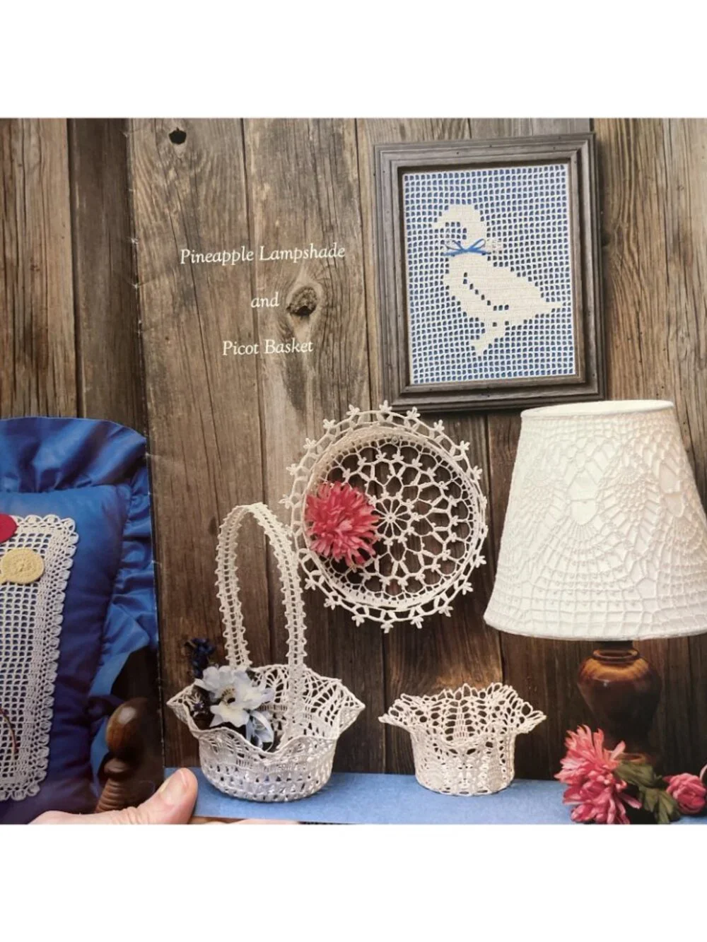 Victorian Country 18 Cotton Sculpture Crochet Patterns By Mary Melick - NEW
